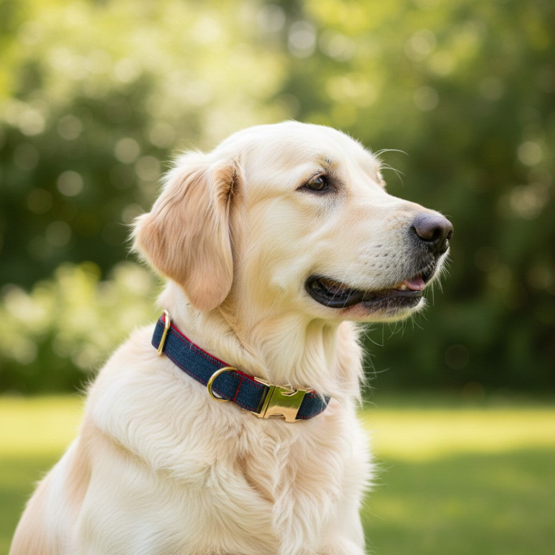 Denim Styled Dog Collars