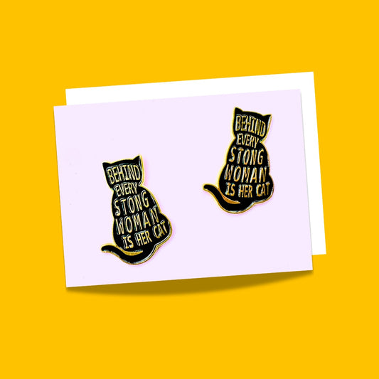 Cat love enamel pins from Wags4Whiskers Pet Supplies Store India