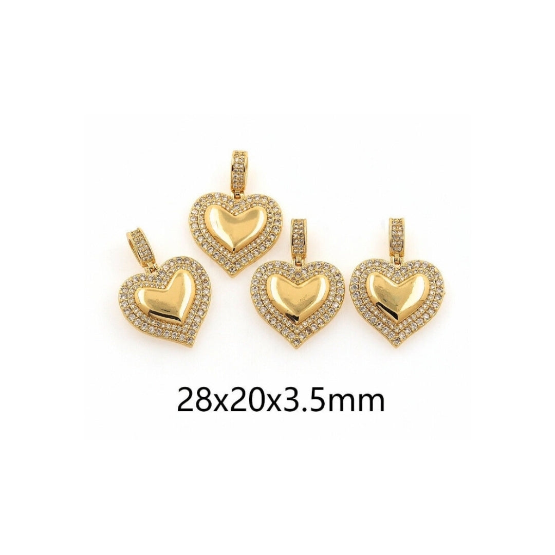 Heart Charm pendants for women from Wags4whiskers