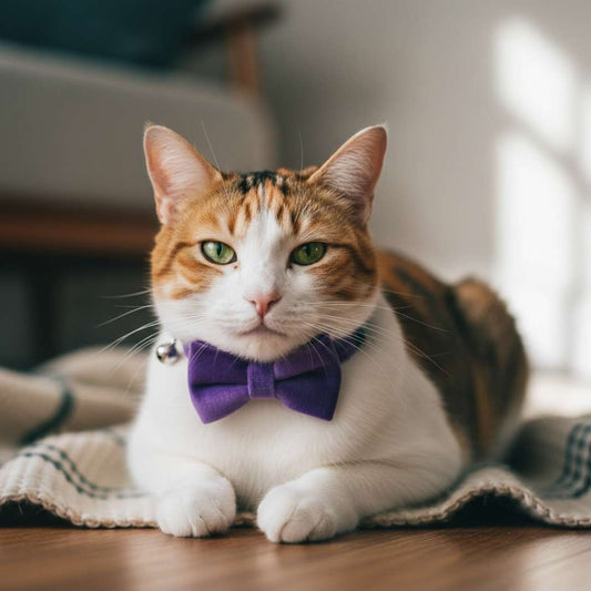 Bow Cat Collar from Wags4Whiskers Pet Accessories Store India