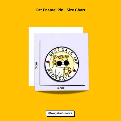 Cat Enamel Pins_ Size chart_ Wags4Whiskers India