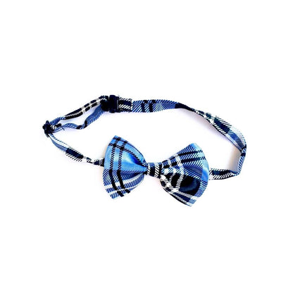 Checks Cat Bow Ties from Wags4Whiskers Pet Accessories Shop India