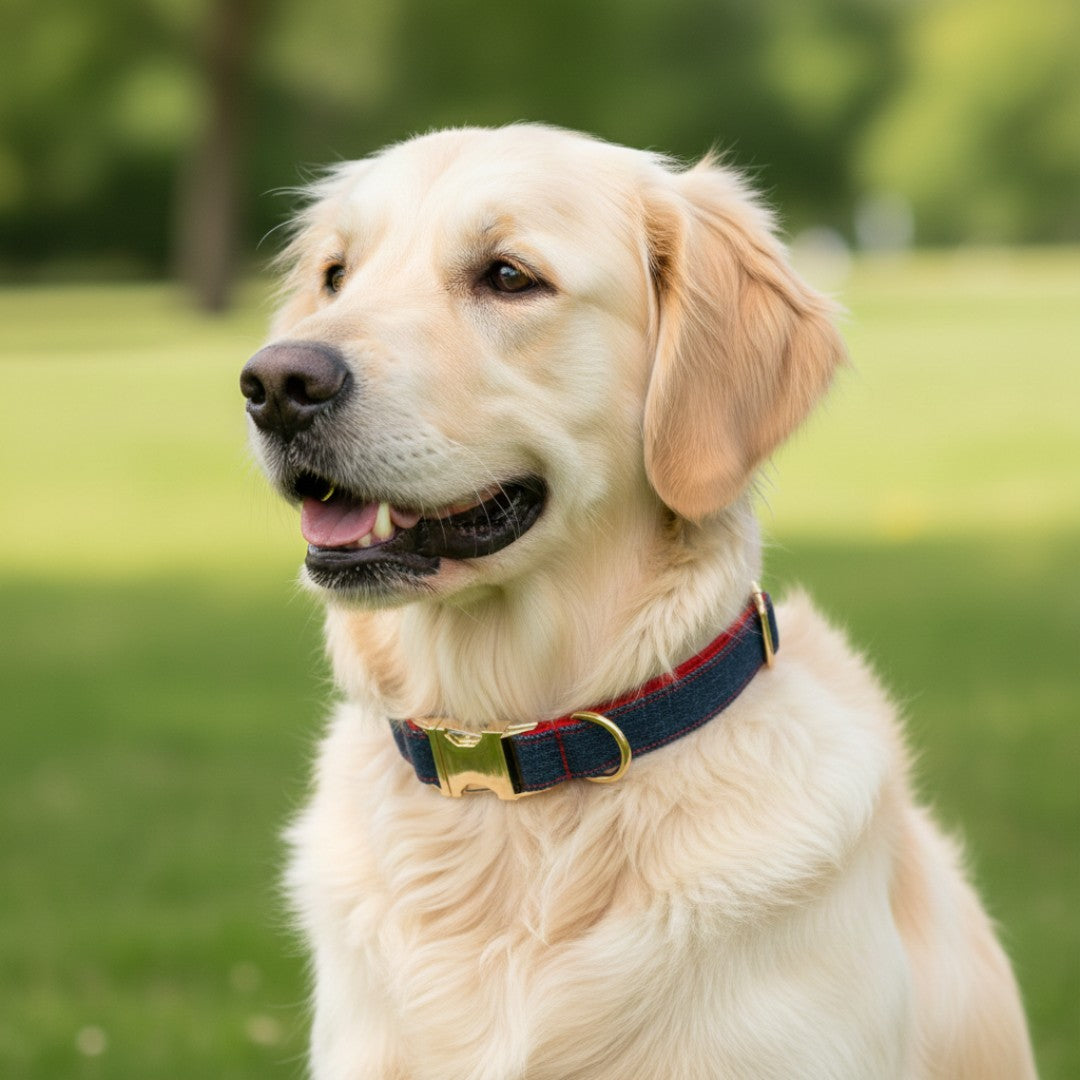 Denim Styled Dog Collars