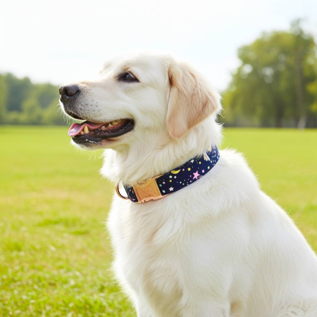 Custom Made Dog Collar Belts  from Wags4Whiskers Pet Accessories Store India