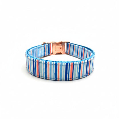 Blue dog collar India from Wags4Whiskers