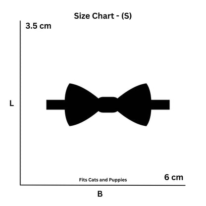 Floral Bandana and Bowtie Combo for Cats