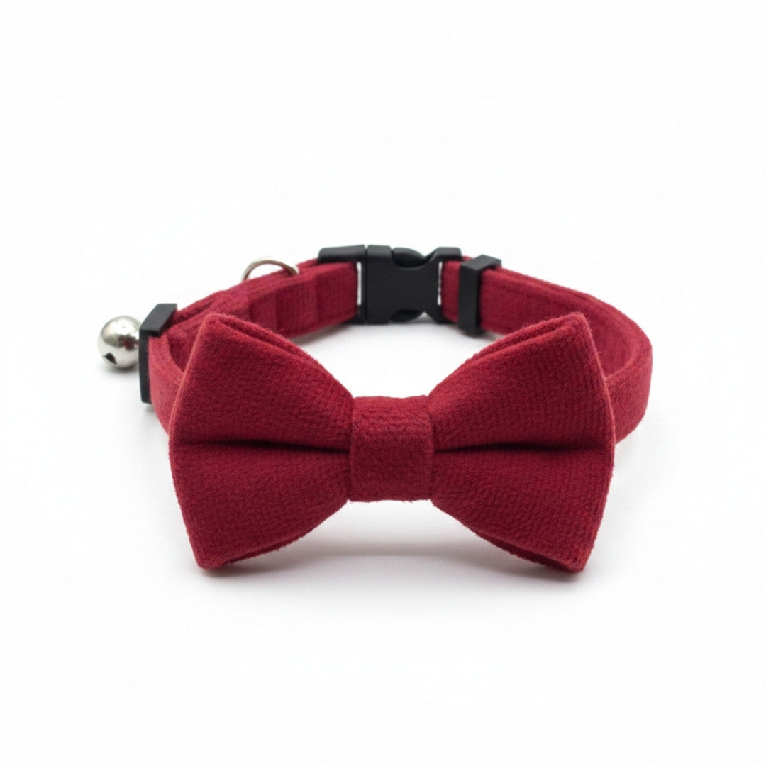 Red Cat collar with bell from Wags4Whiskers Pet Accessories Store Indi