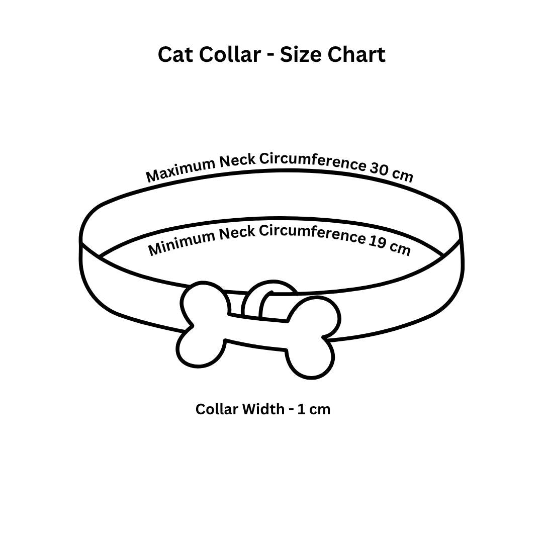 Cat Collar Size chart