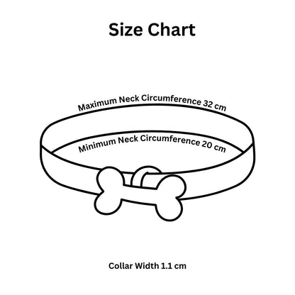 Wags4Whiskers Cat Collars Size chart 
