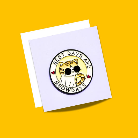 Catitude enamel pins from Wags4Whiskers Pet Suuplies Store India