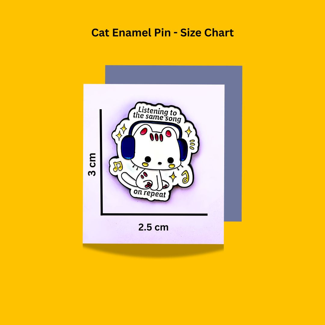 Cat Enamel Pins for hoomans from Wags4Whiskers Pet Supplies India