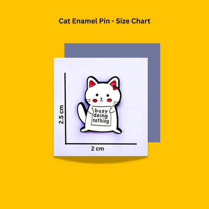 Cat Enamel Brooch Pins from Wags4Whiskers Pet Lifestyle Brand India