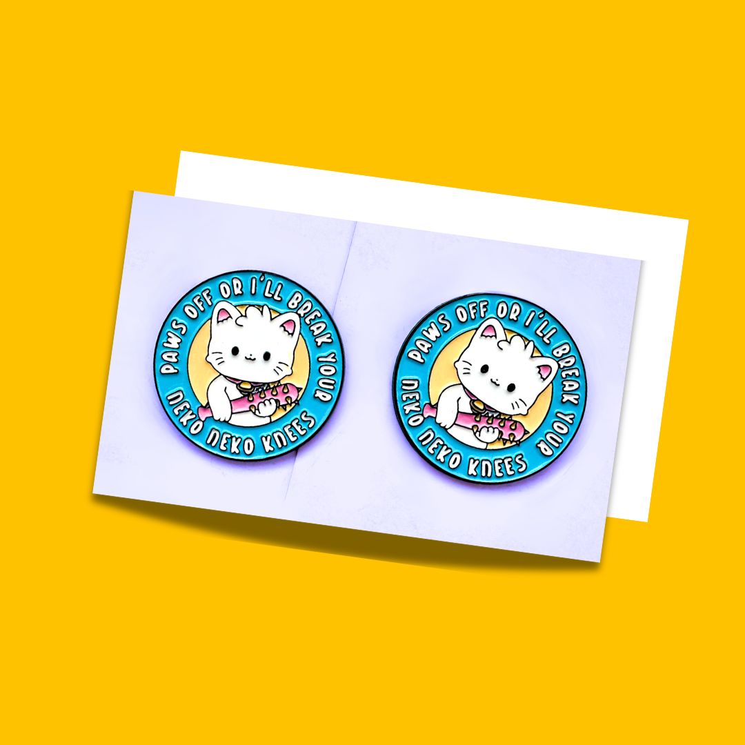 Cat Enamel Pins from Wags4Whiskers Pet Lifestyle Brand India