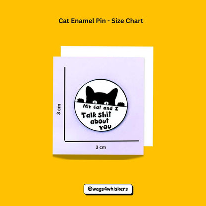 Cat Enamel Pin_Size Chart_Wags4Whiskers India