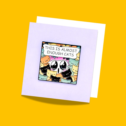 Cat enamel pin from Wags4Whiskers Pet  Accessories Shop India 