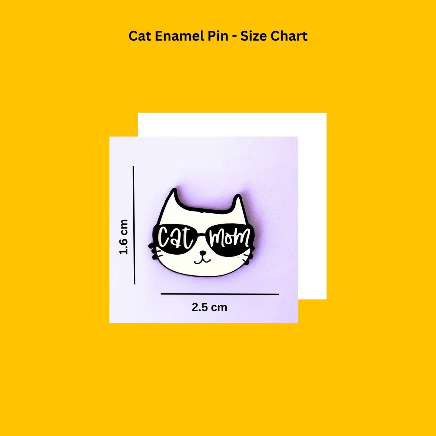 Cat Enamel Pins India from Wags4Whiskers Pet Store