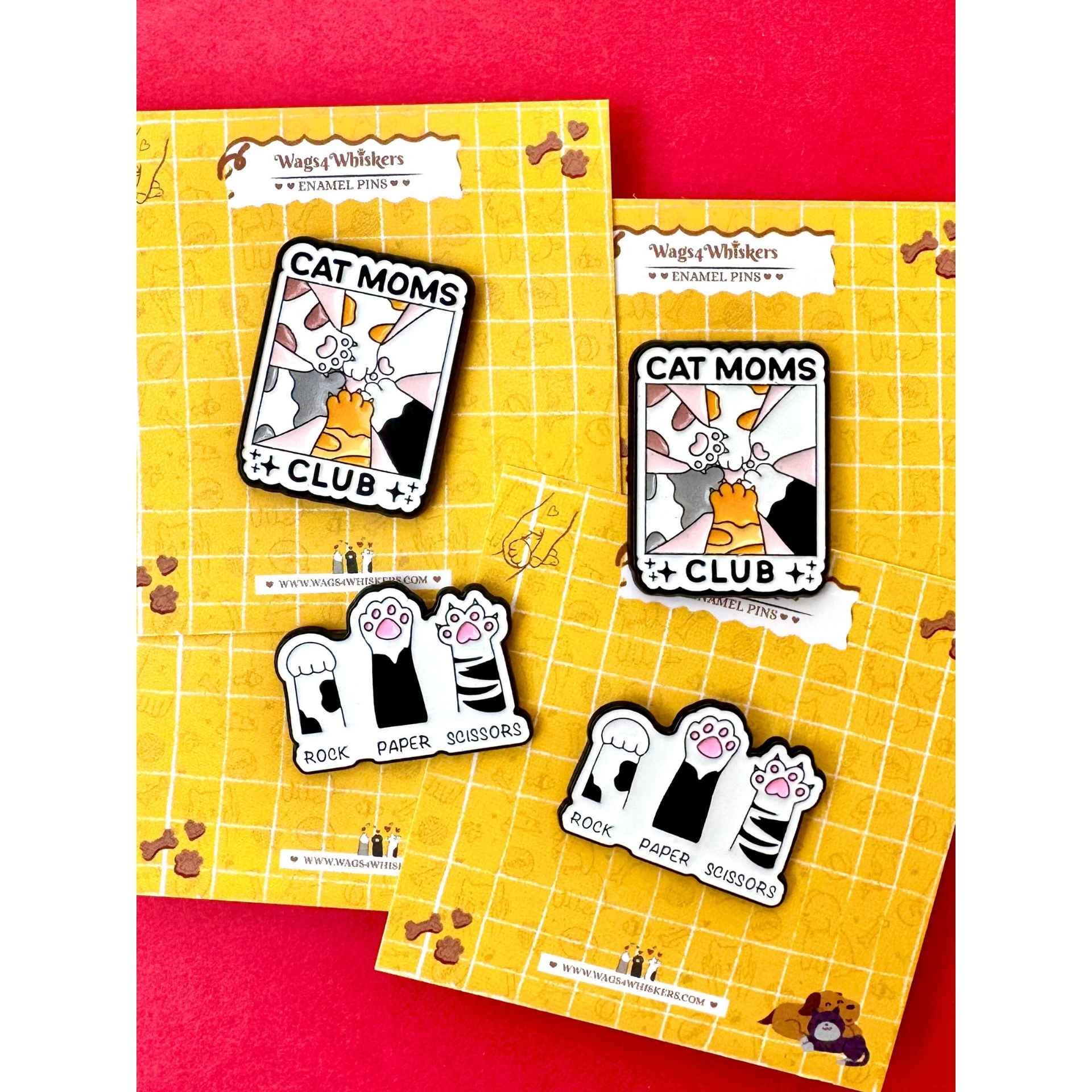 Cat Lapel pins from Wags4Whiskers Store India