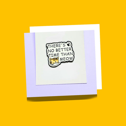 Cat-themed enamel pins from Wags4Whiskers Pet Supplies Store India
