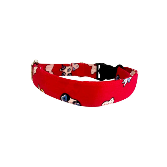 Red Dog Collar belts from Wags4Whiskers India
