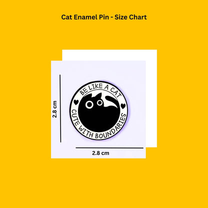 Cat Enamel Pin India from Wags4Whiskers Pet Accessories Store