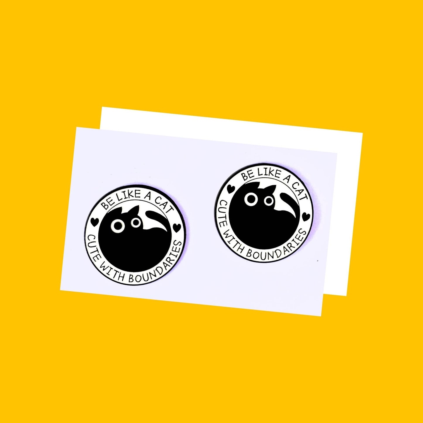 Cat Enamel Pin India from Wags4Whiskers Pet Accessories Store