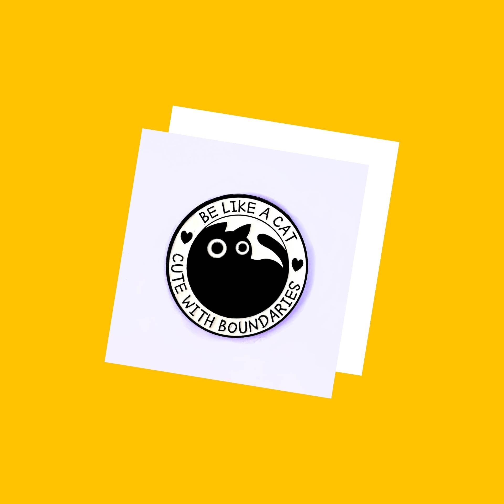 Cat Enamel Pin India from Wags4Whiskers Pet Accessories Store