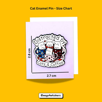 Cat Enamel Pin_Size Chart_Wags4Whiskers India