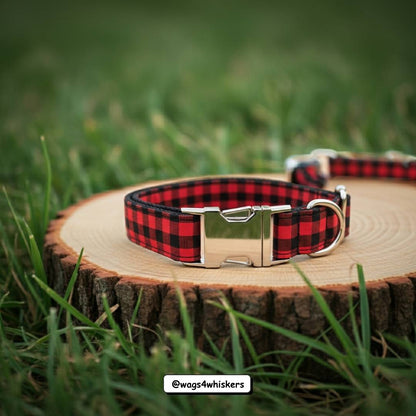 Red Dog Collar India from Wags4Whiskers