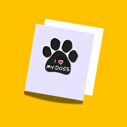 Dog Enamel Brooch Pins from Wags4Whiskers Pet Supplies India