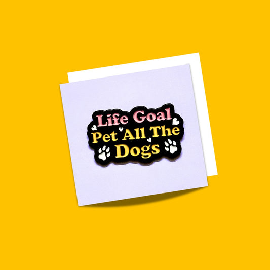 Dog  Love Enamel Lapel Pins from Wags4Whiskers Pet Supplies Store India
