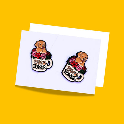 Cute Dog Enamel Pins from Wags4Whiskers Pet Store India