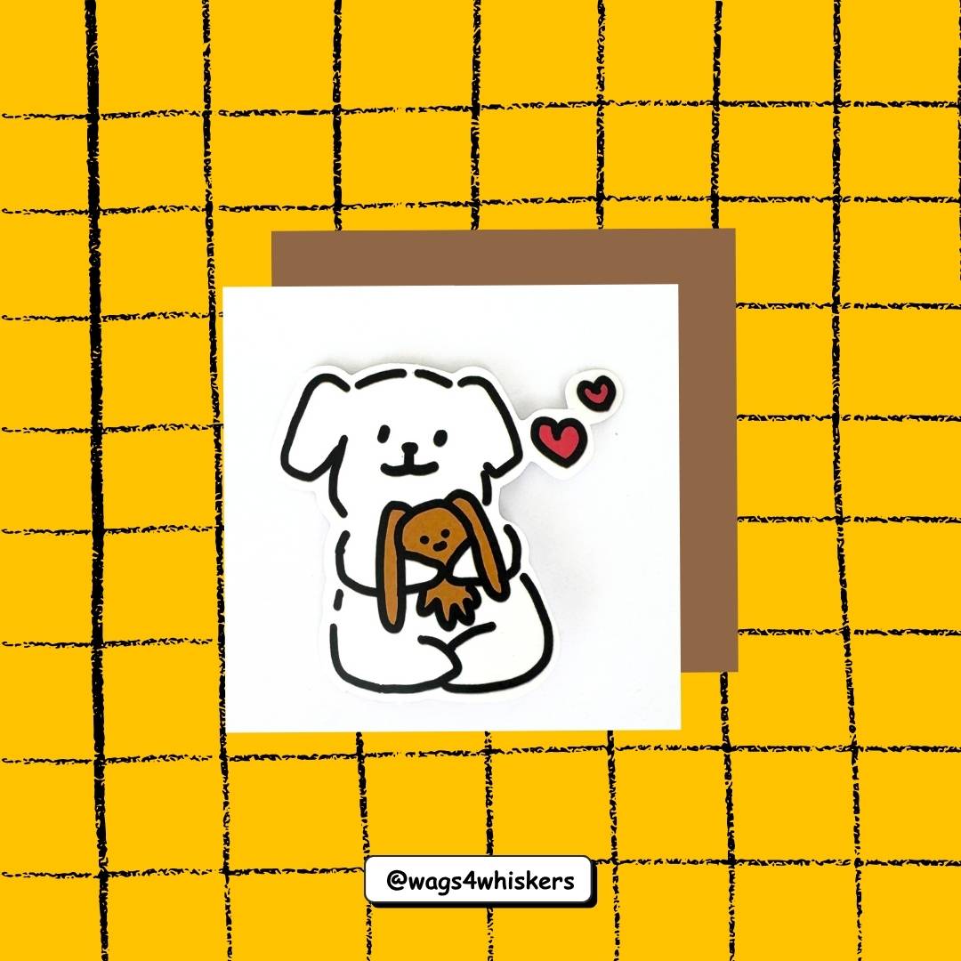 Cute Dog Stickers fromWags4Whiskers Pet Lifestyle Brand India