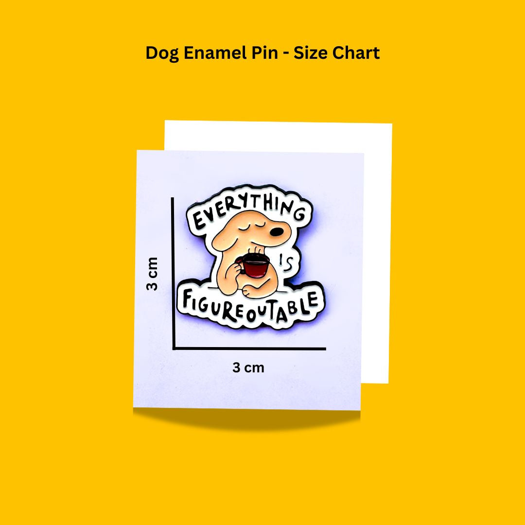 Dog Enamel Pins from Wags4Whiskers Pet Lifestyle Brand India