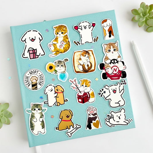 Cute Pet Stickers for DIY from Wags4Whiskers Pet Lifestyle Store India