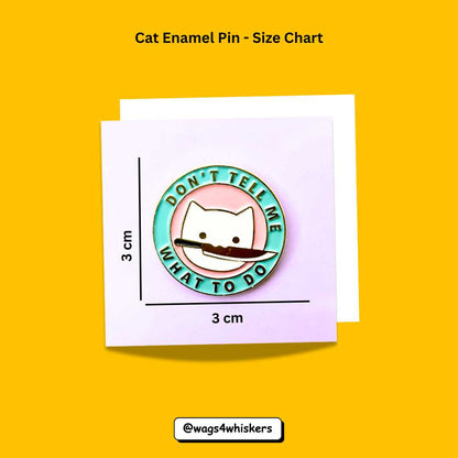 Cat Enamel Pin_Size Chart_Wags4Whiskers India
