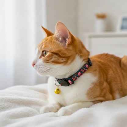 Floral Collars for Cats from Wags4Whiskers Pet Accessories Store India