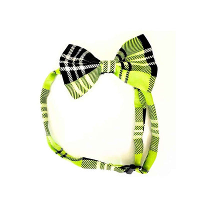 Green Cat Ties from Wags4Whiskers Pet Accessories Store India