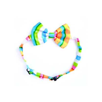 Cat Bow Tie - Happy Stripes