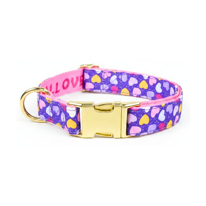 Heart Print Dog Collars from Wags4Whiskers Pet Supplies Store India