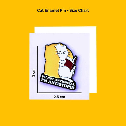 Cat Enamel Pin_Wags4Whiskers India