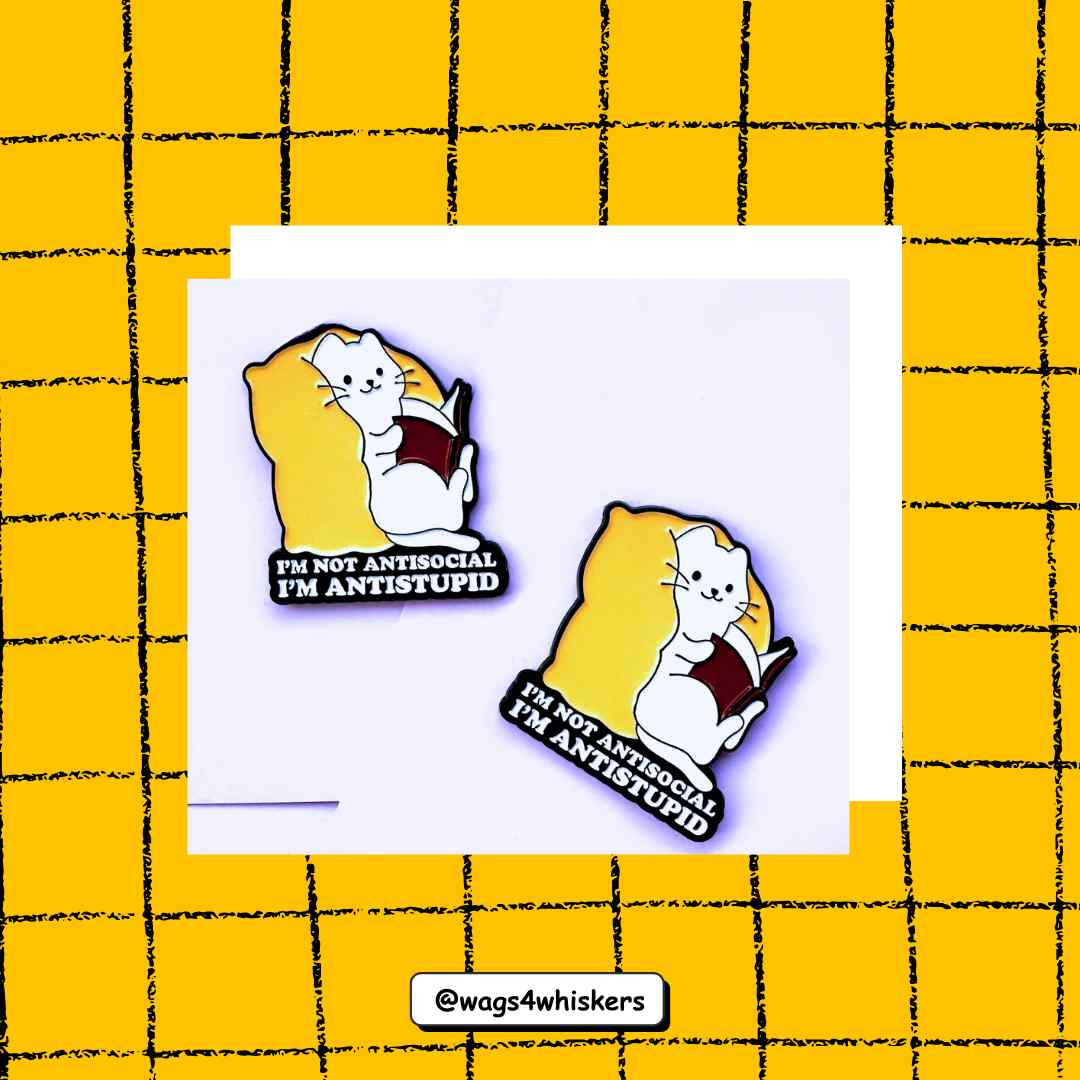 Cat Lapel Pins from Wags4Whiskers Pet Supplies India