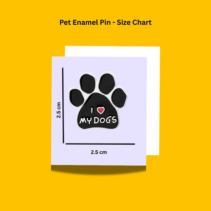 Dog Enamel Brooch Pins from Wags4Whiskers Pet Supplies India