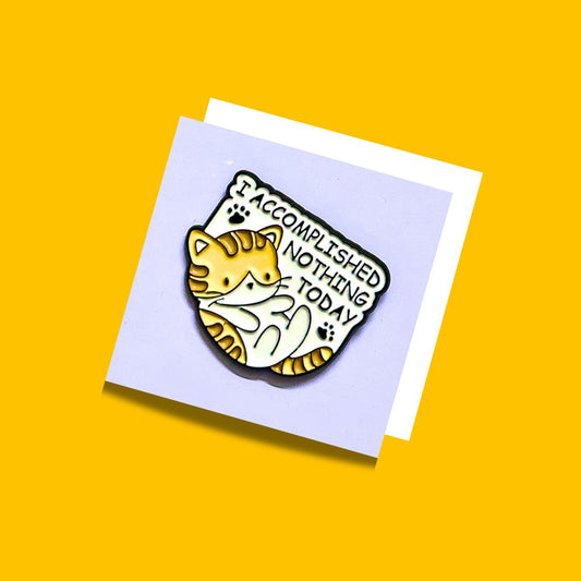 Cat Quotes enamel pins from Wags4Whiskers Pet Supplies Store India