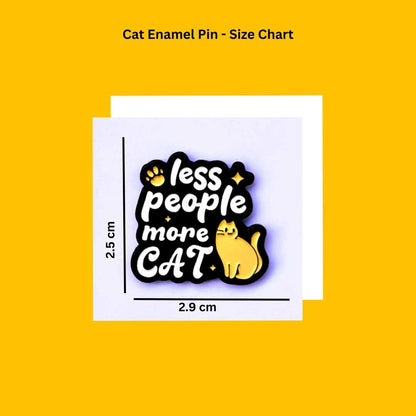 Cat Enamel Pin_Size Chart_Wags4Whiskers India