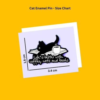 Cat Enamel Pin_Size Chart_Wags4Whiskers India