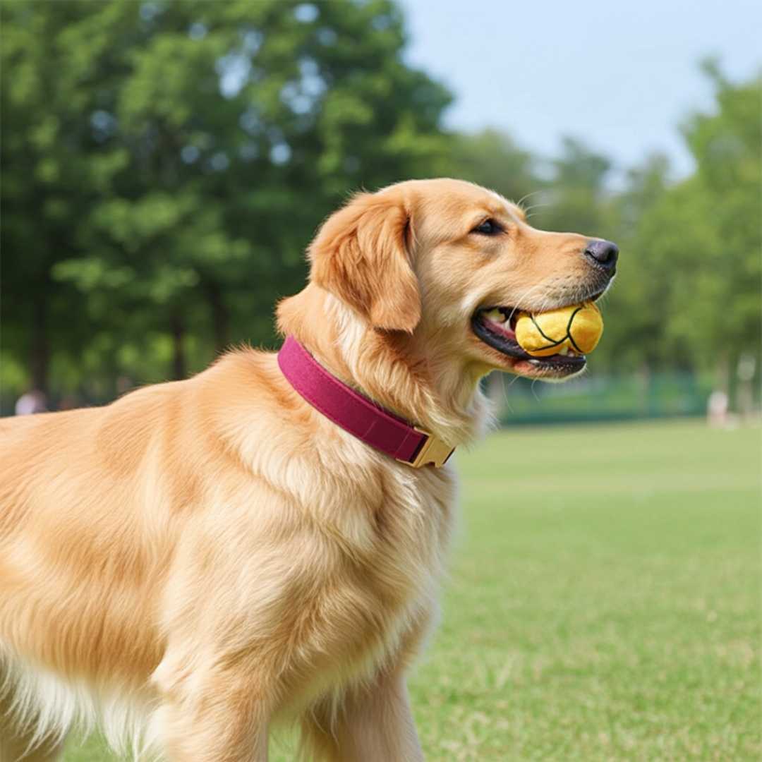 Velvet Dog Collars from Wags4Whiskers Pet Accessories Store India