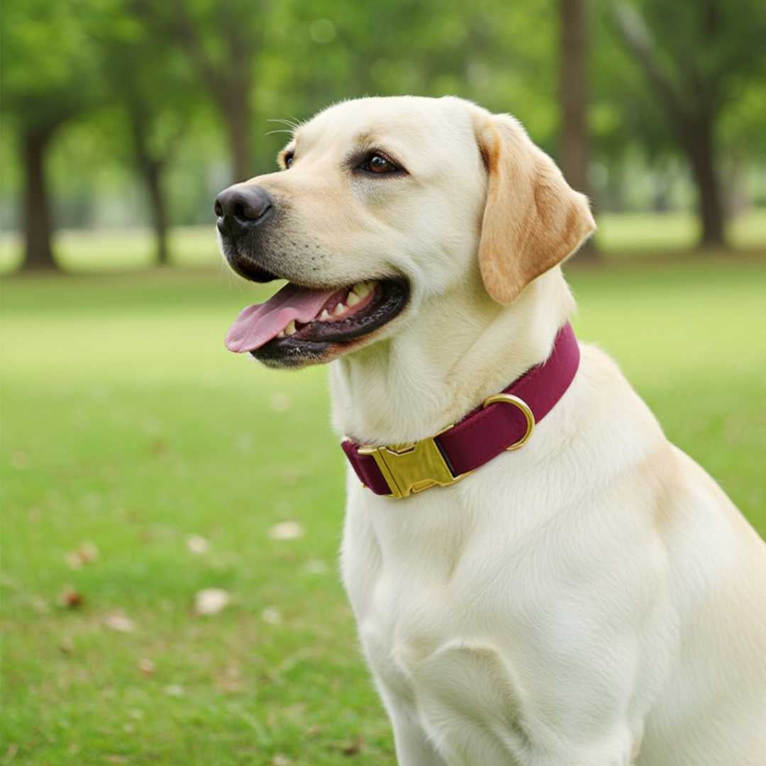 Velvet Dog Collars from Wags4Whiskers Pet Accessories Store India