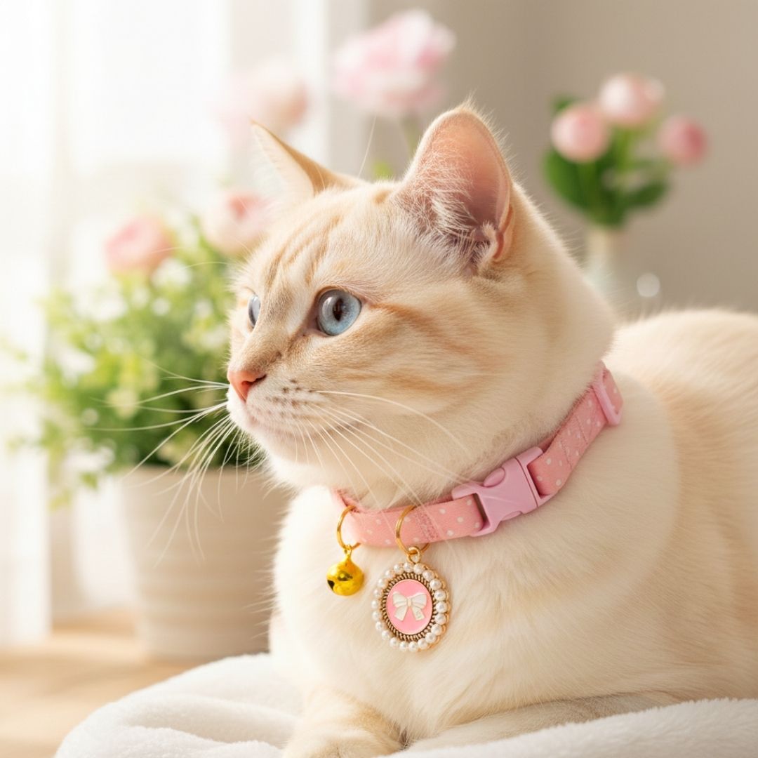 Cat Collar with bell from Wags4Whiskets Pet Supplies India
