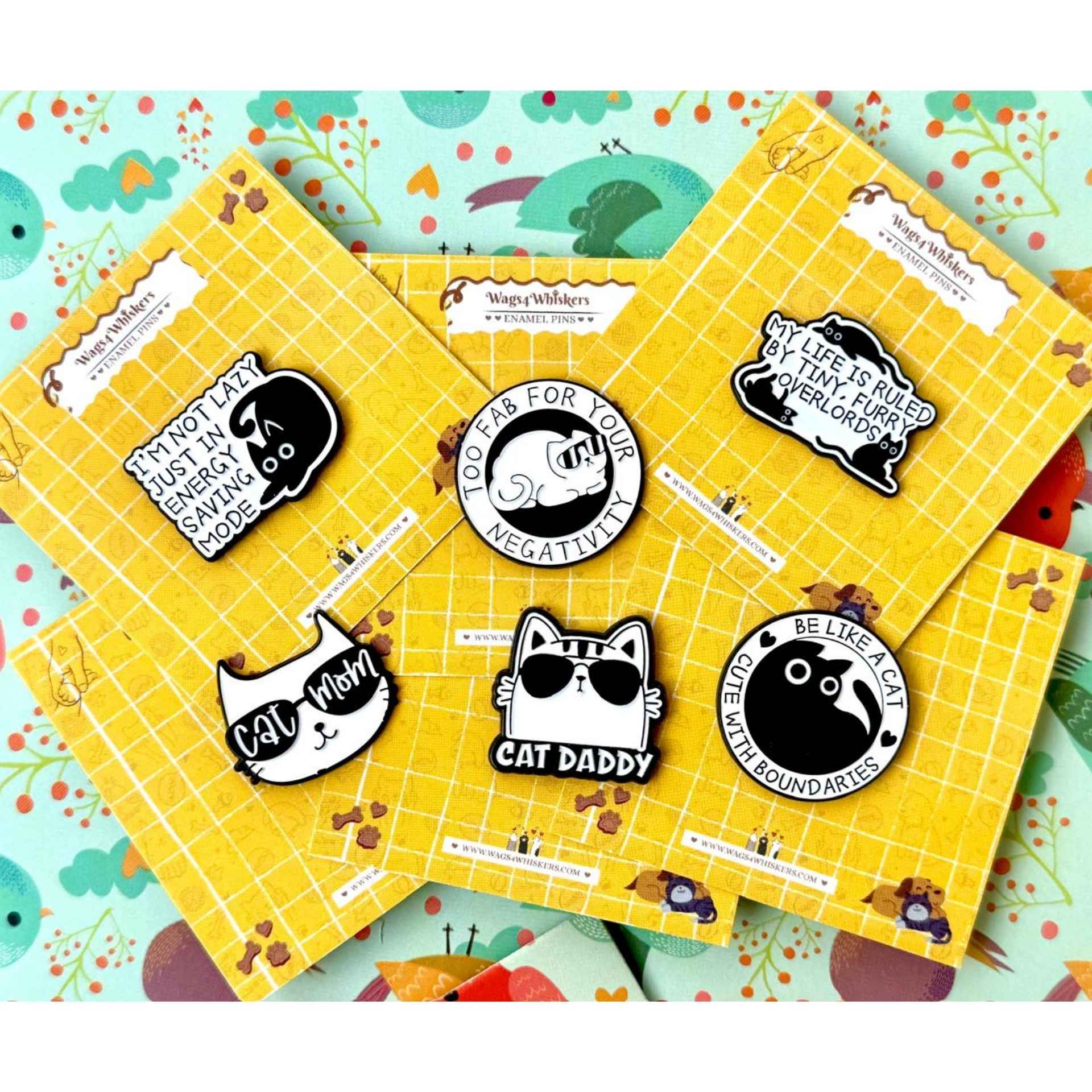 Cat Enamel Pin India from Wags4Whiskers Pet Accessories Store