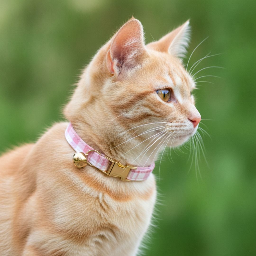 Pink Cat collar from Wags4WhiskersPet Supplies Store India